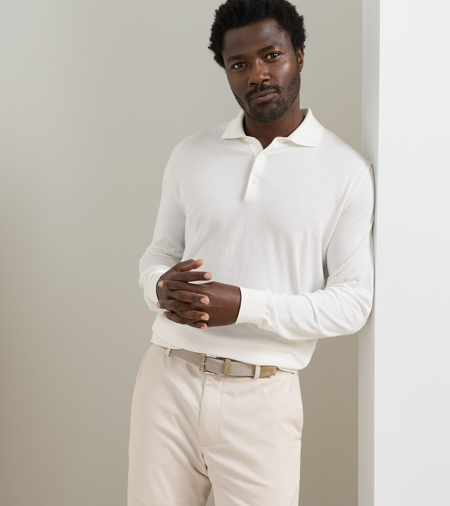 Mariner Sea Island Cotton Jumper Polo image number 2