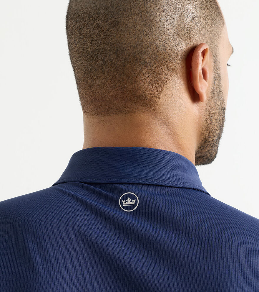Solid Performance Mesh Polo image number 4
