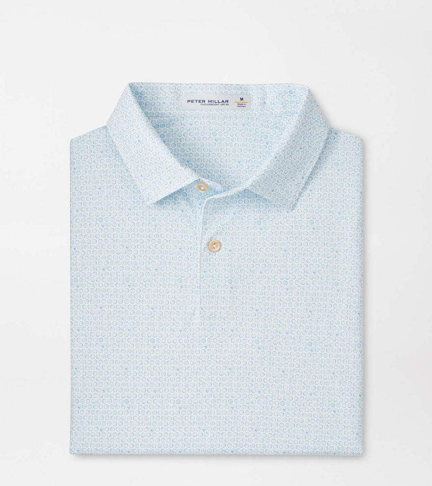 Featherweight Hoops Performance Polo