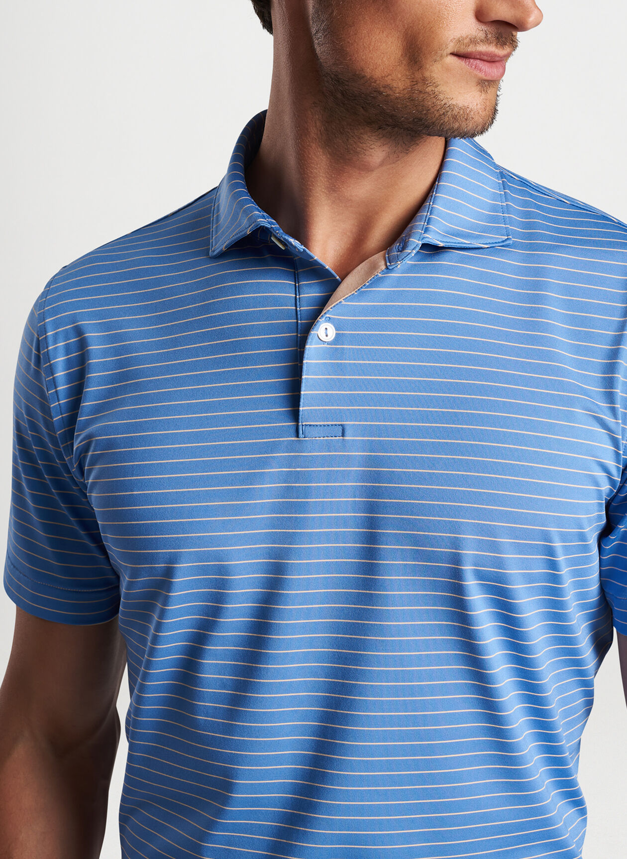 Duet Performance Jersey Polo (Edwin Spread Collar) Men's Polos