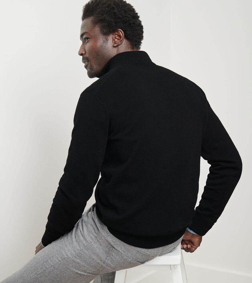 Artisan Crafted Cashmere Flex Quarter-Zip image number 3