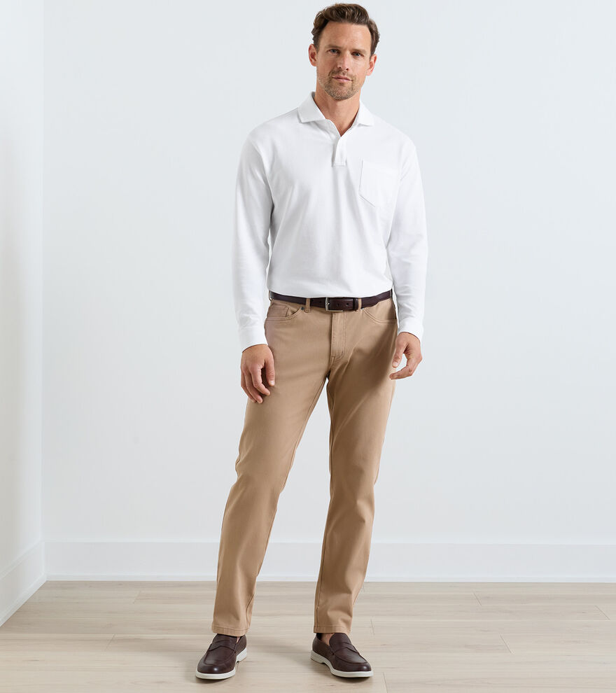 Crown Cotton Canvas Five-Pocket Trouser image number 2
