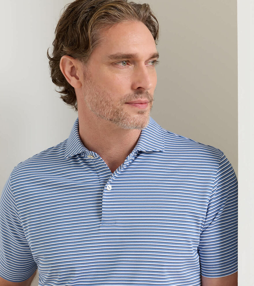 Tempo Performance Mesh Polo - Alternate Image 4