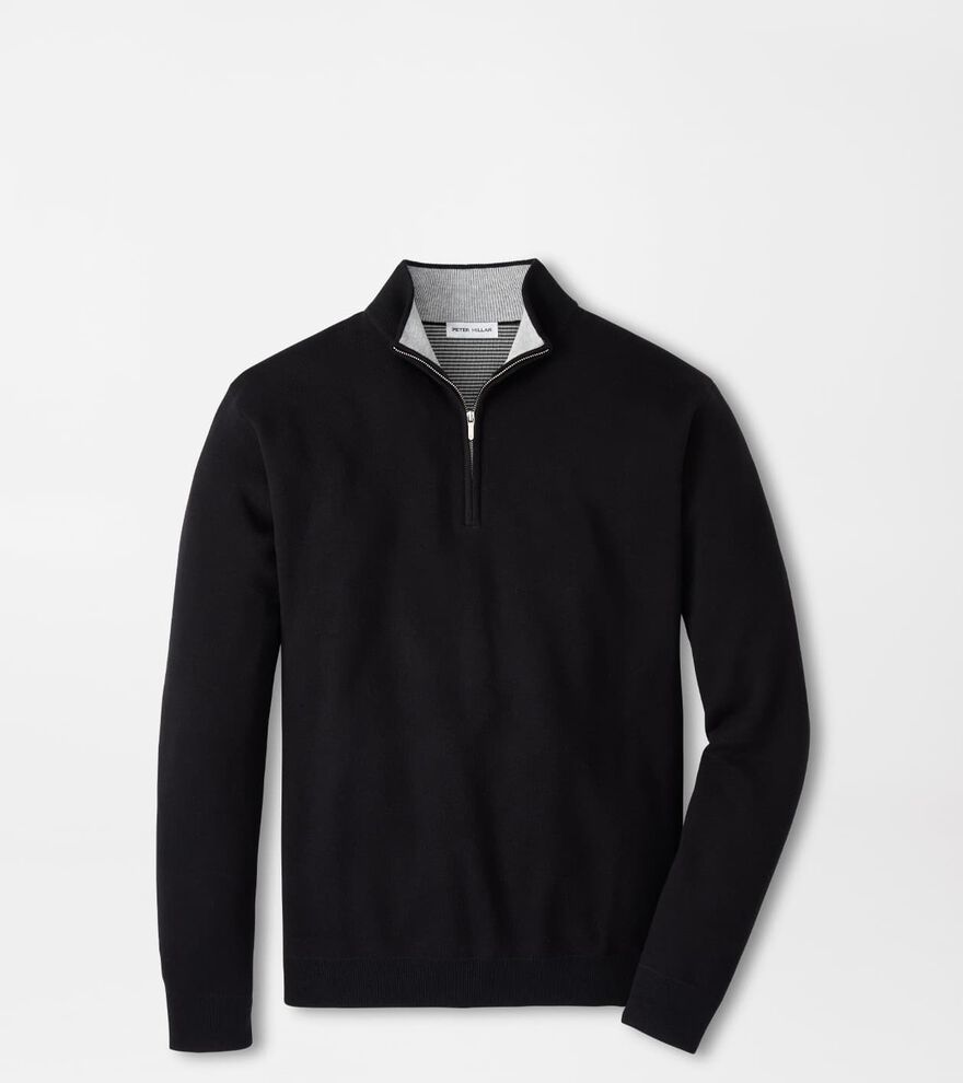 Coolspun Lite Cotton Quarter-Zip Jumper image number 1