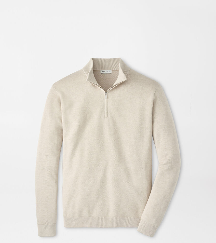 Coolspun Lite Birdseye Quarter Zip Jumper image number 1