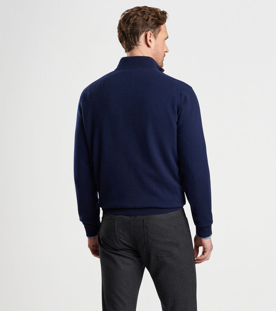 Artisan Crafted Cashmere Flex Quarter-Zip image number 3