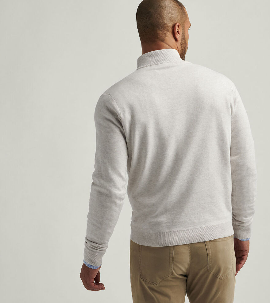 Coolspun Cotton Quarter-Zip Jumper image number 4