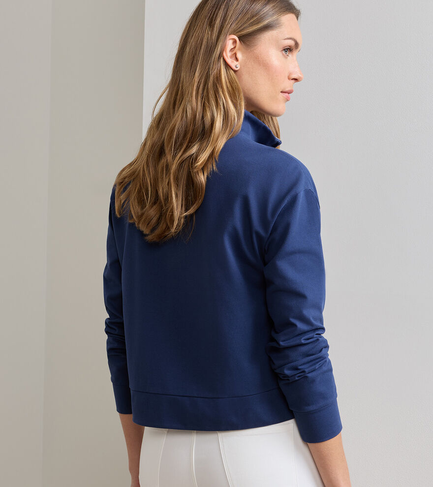 Coolspun Lite Cotton Quarter-Zip Pullover image number 3
