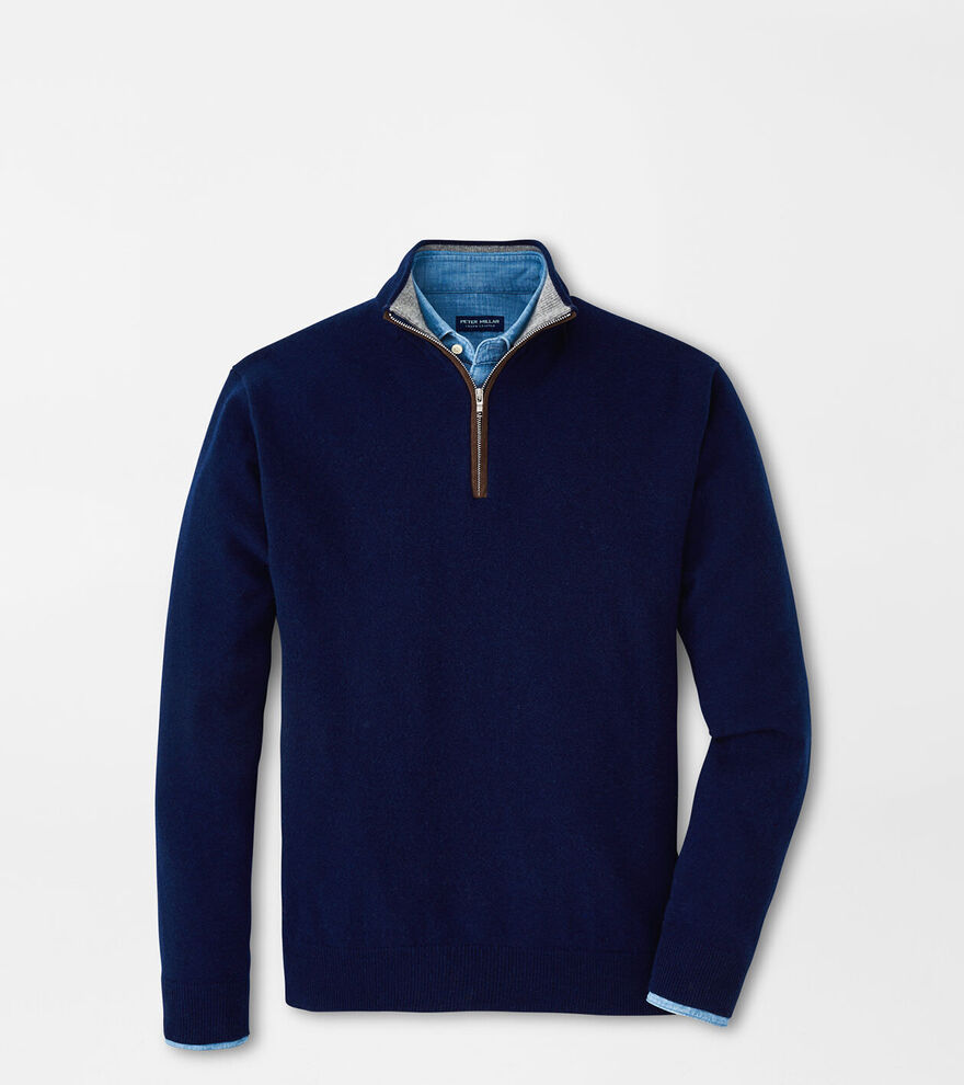 Artisan Crafted Cashmere Flex Quarter-Zip image number 1