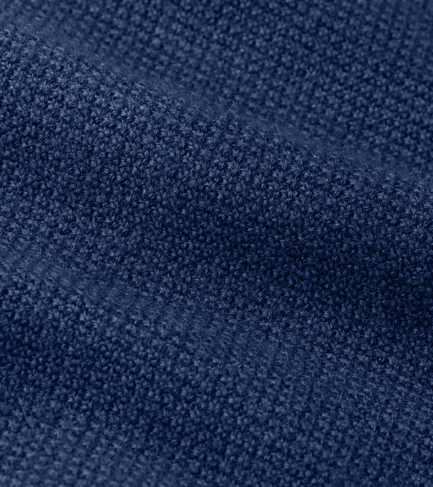 Voyager Cashmere-Silk Saddle Shoulder Quarter Zip image number 5