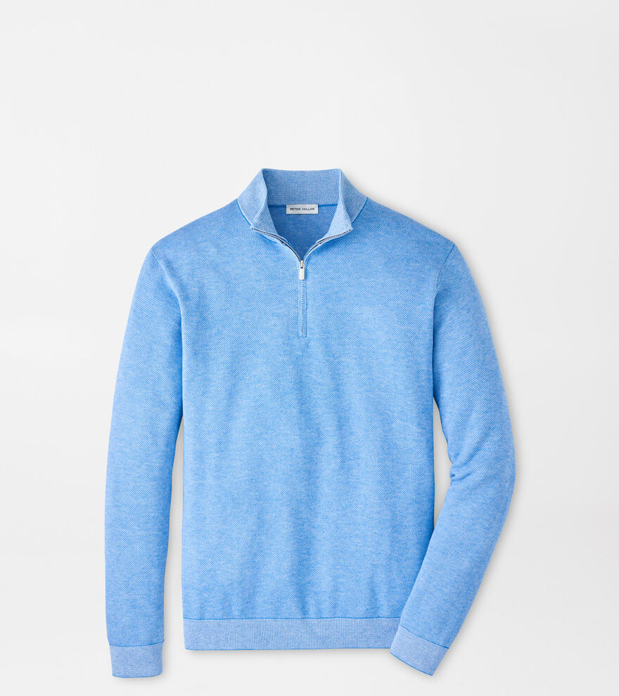 Coolspun Lite Birdseye Quarter Zip Jumper image number 1