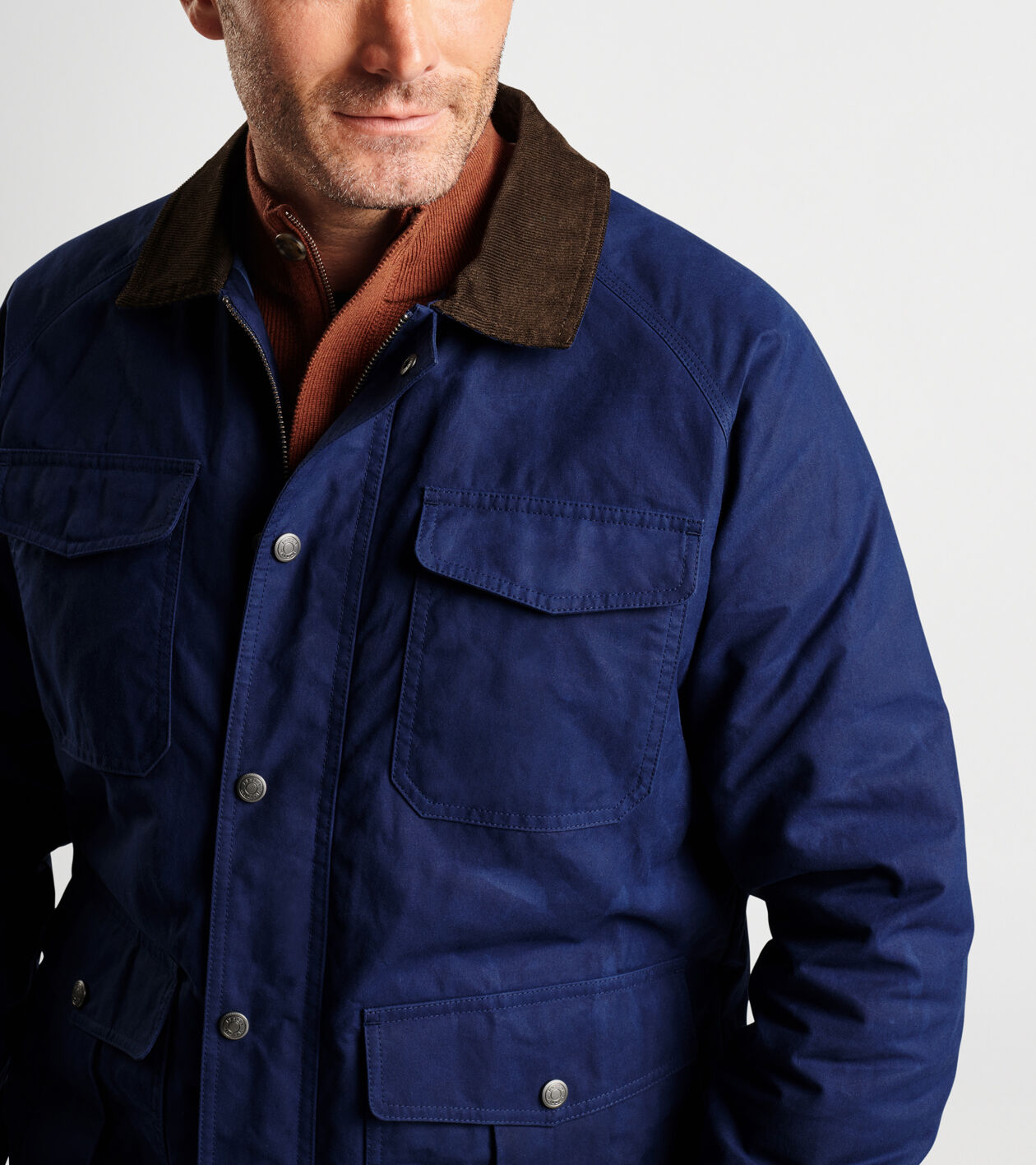 Mens waxed field hotsell jacket