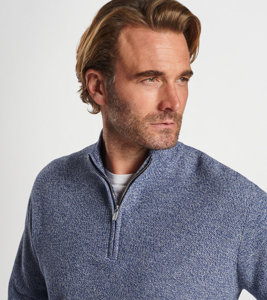 Nevis Twisted QuarterZip Men's Sweaters Peter Millar