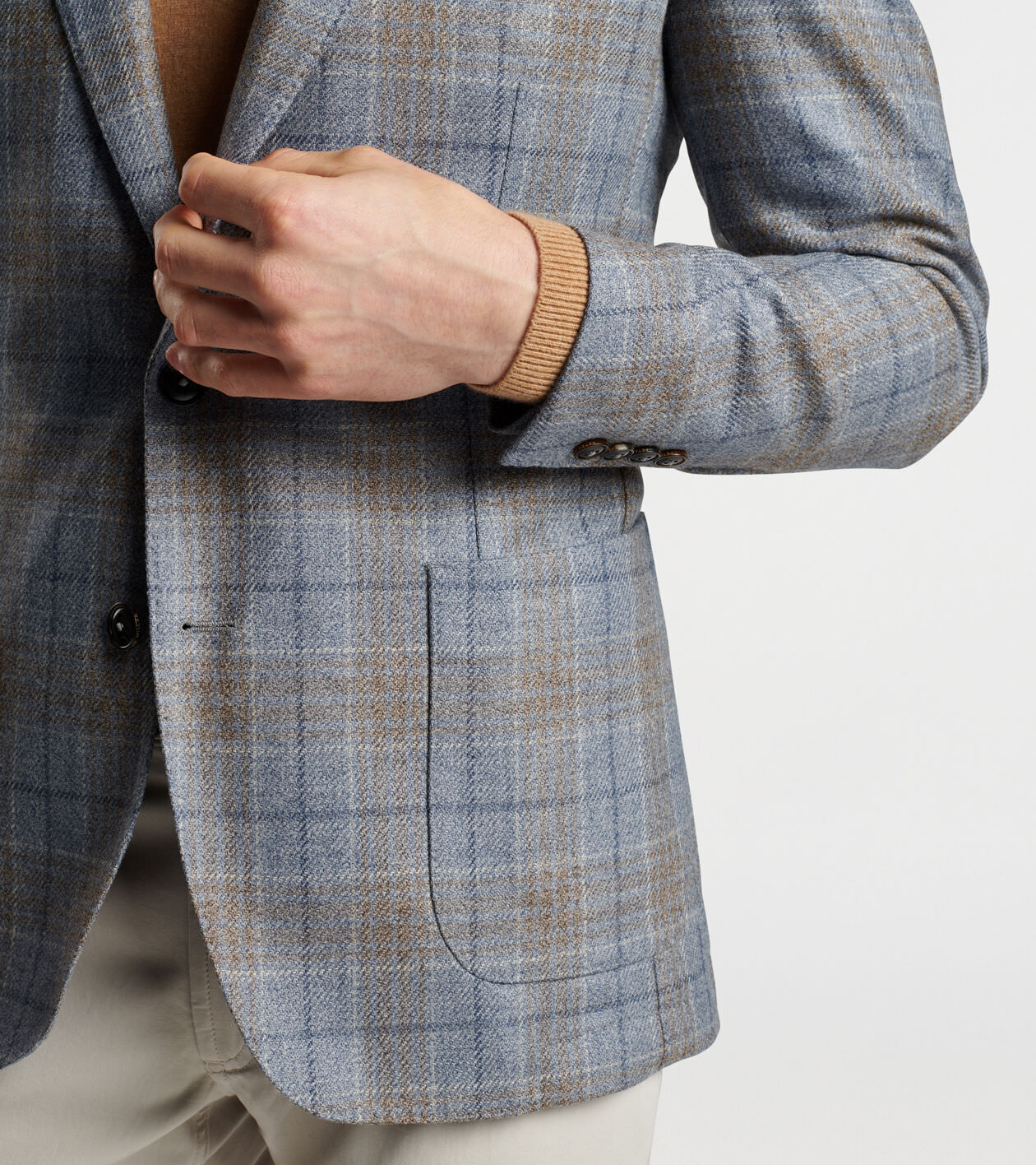 Plaid gray blazer 2025