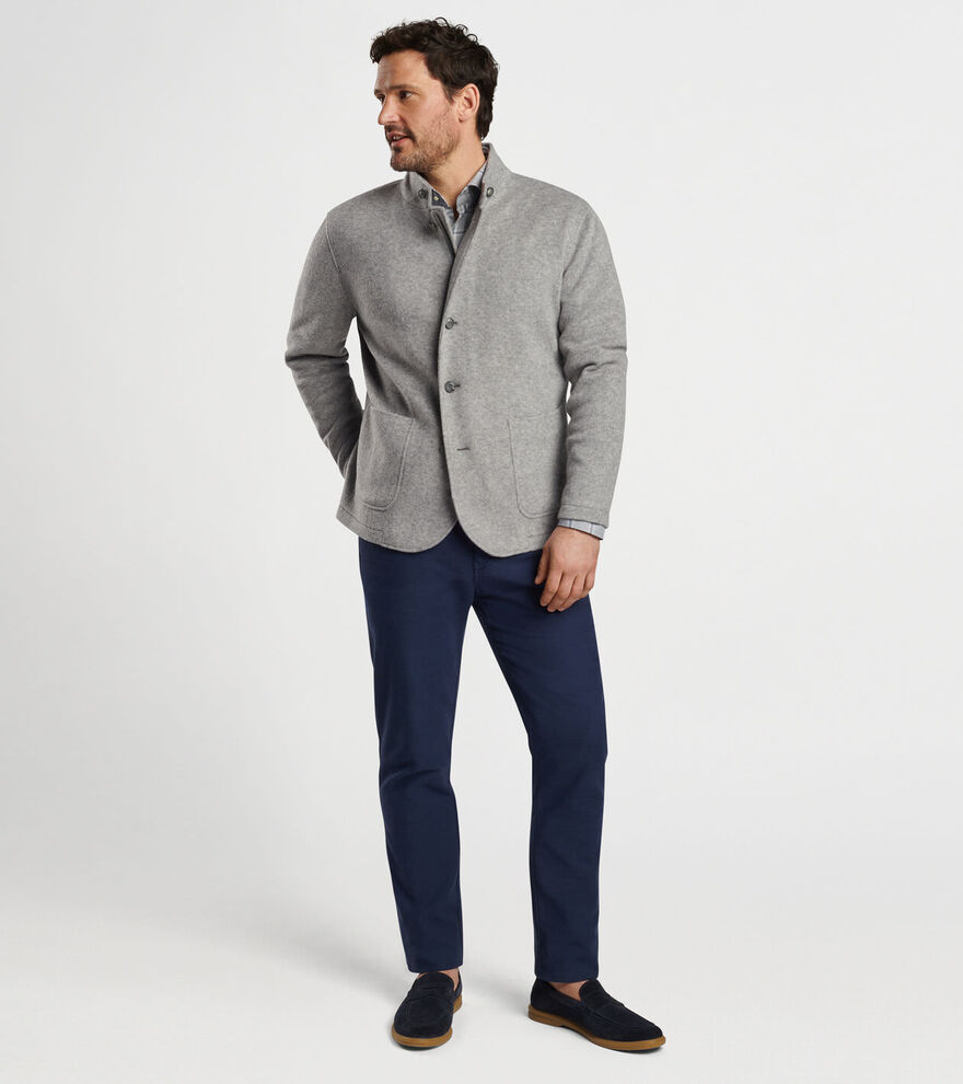 Crown Flex Fleece Zip Blazer | Men's Jackets & Coats | Peter Millar