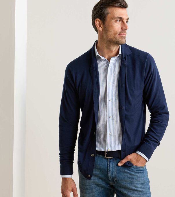 Southport Full-Button Jumper - Alternate Image 1