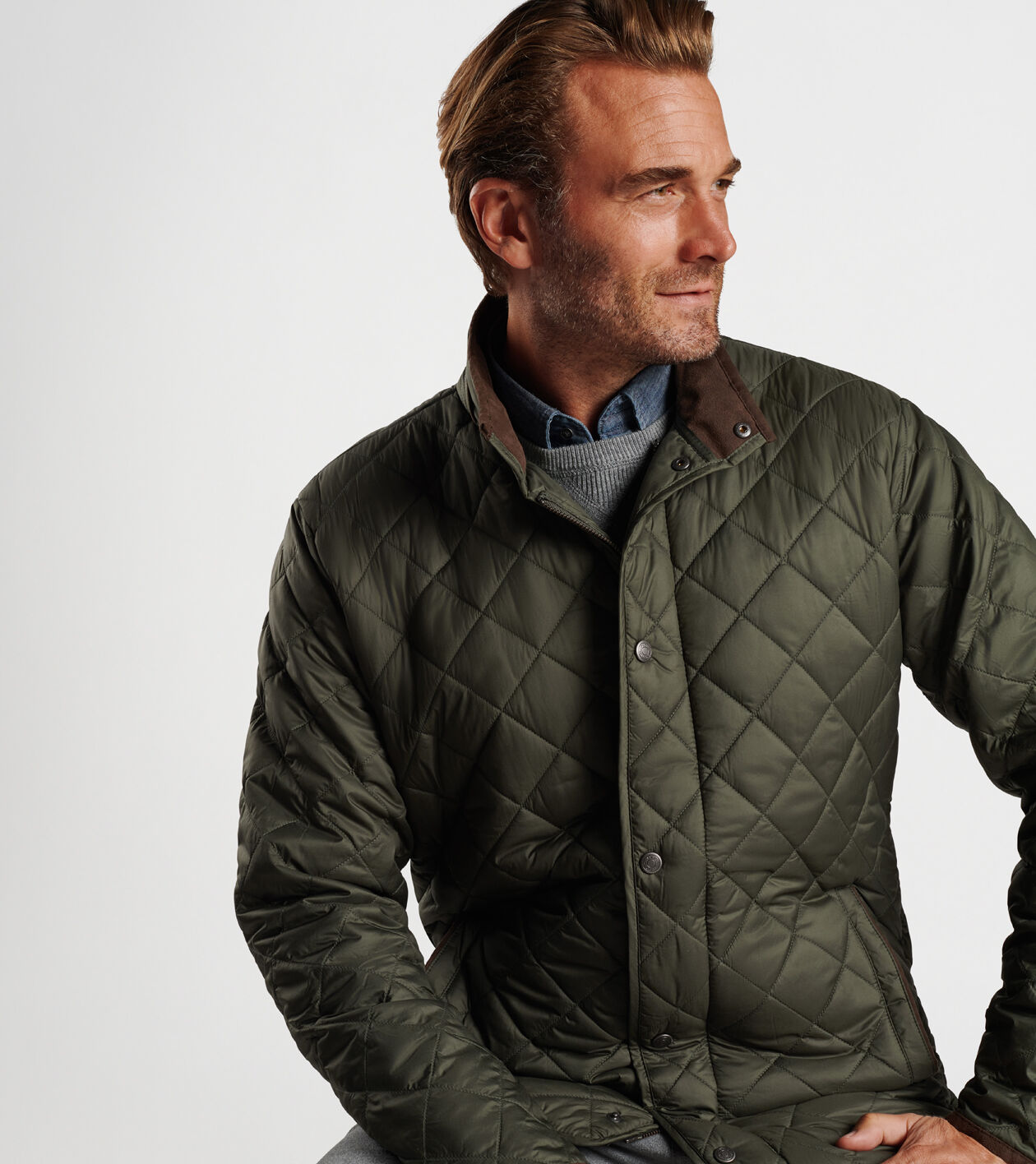 Peter millar suffolk quilted travel clearance coat