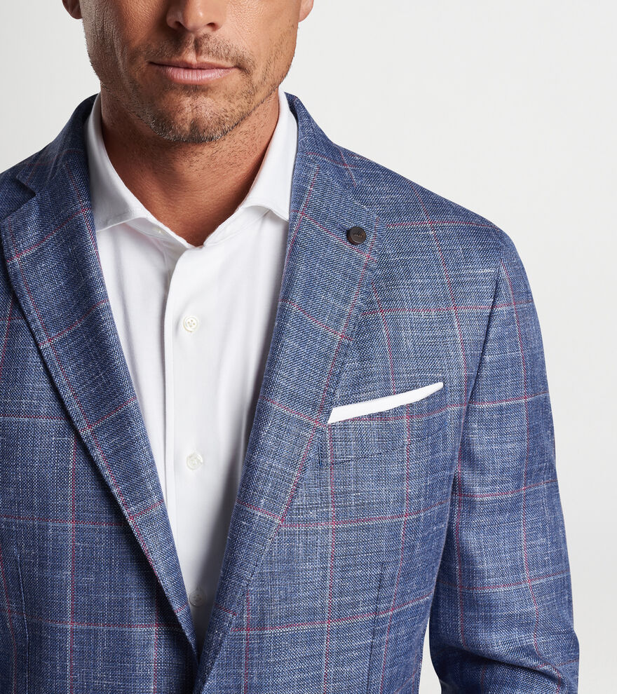 Roseville Windowpane Blazer Men's Blazers & Suits Peter Millar