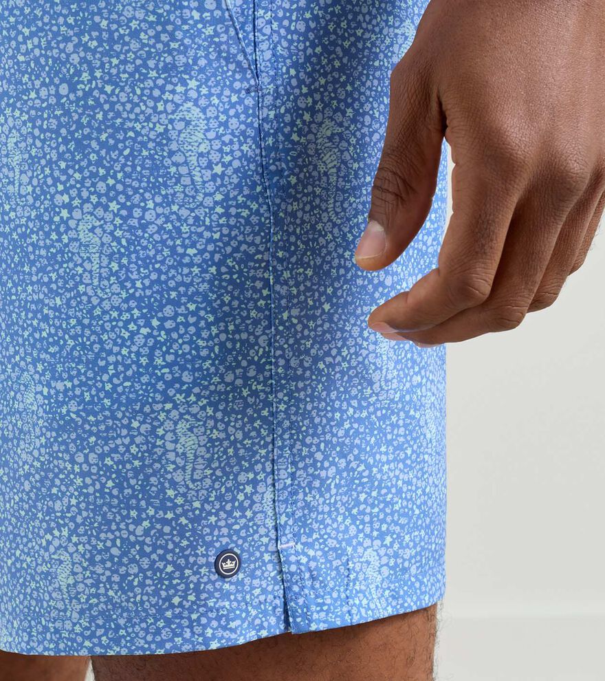 Sea Glass Seahorses Swim Trunk image number 4