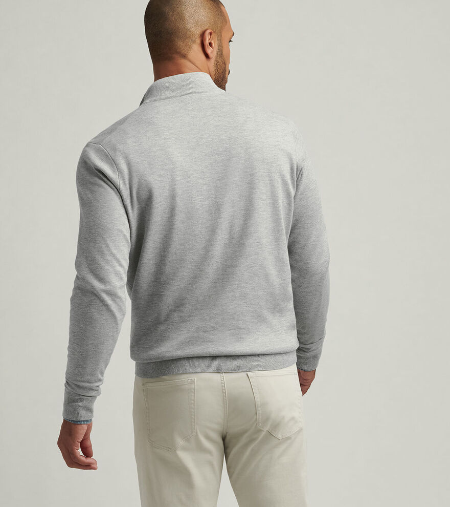 COOLSPUN COTTON 1/4 ZIP SWEATER