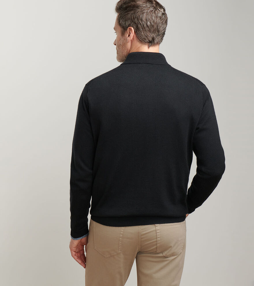 Autumn Crest Suede Trim Quarter-Zip image number 3