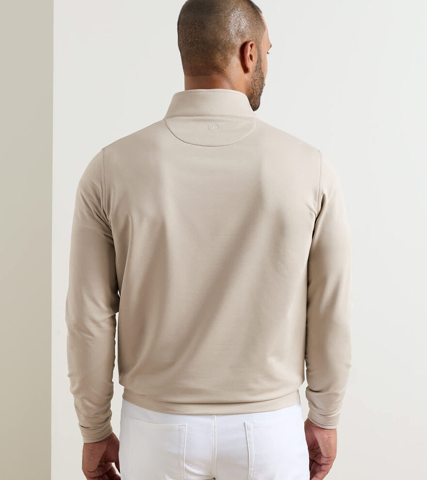 Perth M&eacute;lange Performance Quarter-Zip image number 4