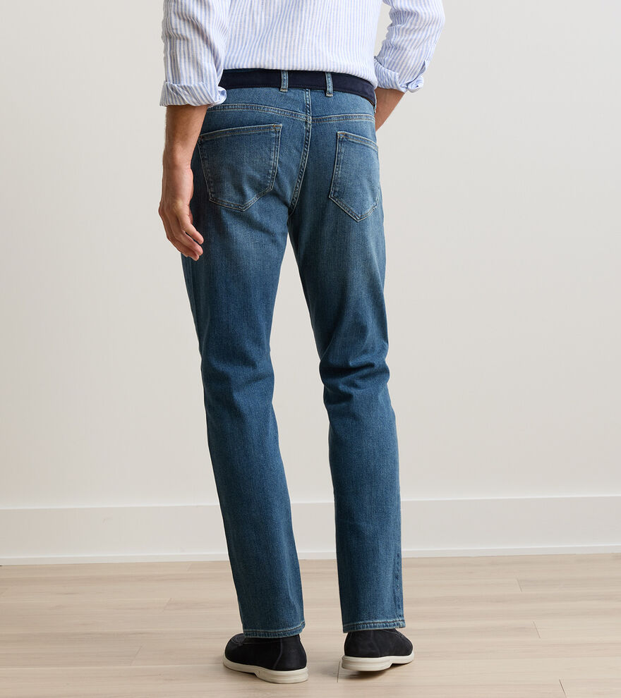 Vintage Washed Five-Pocket Denim image number 4