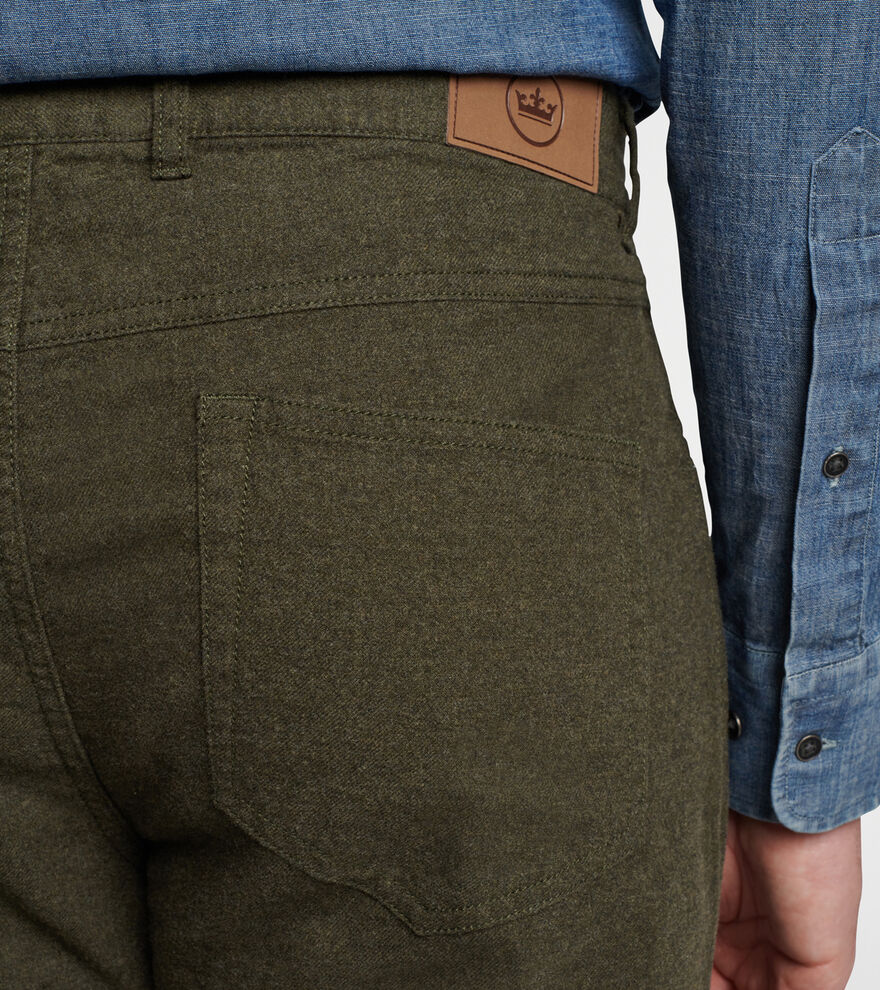 Cotton Flannel Five-Pocket Trouser - Alternate Image 4