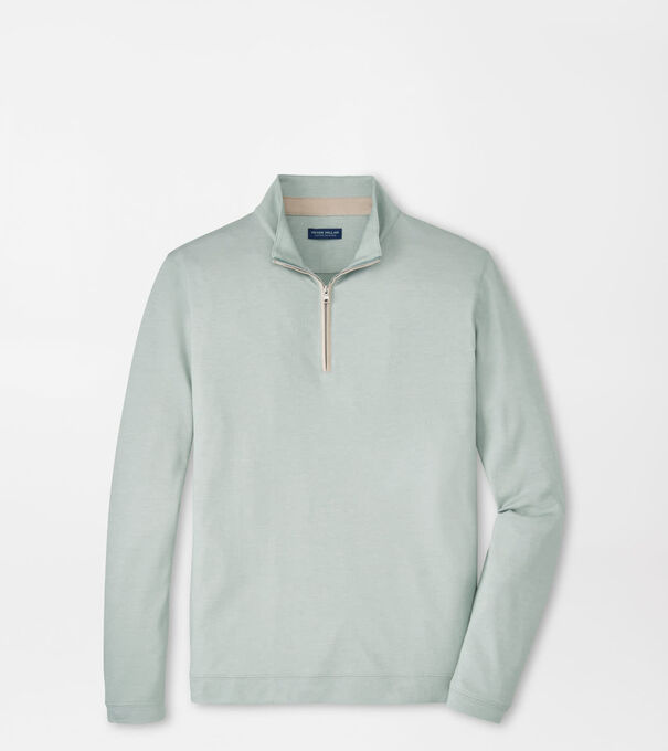 Albatross Cotton-Blend Piqu&eacute; Quarter-Zip