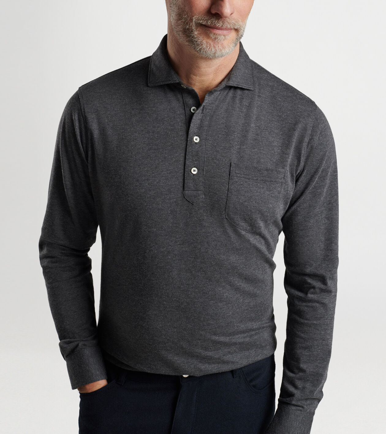Long sleeve new arrivals cotton polo