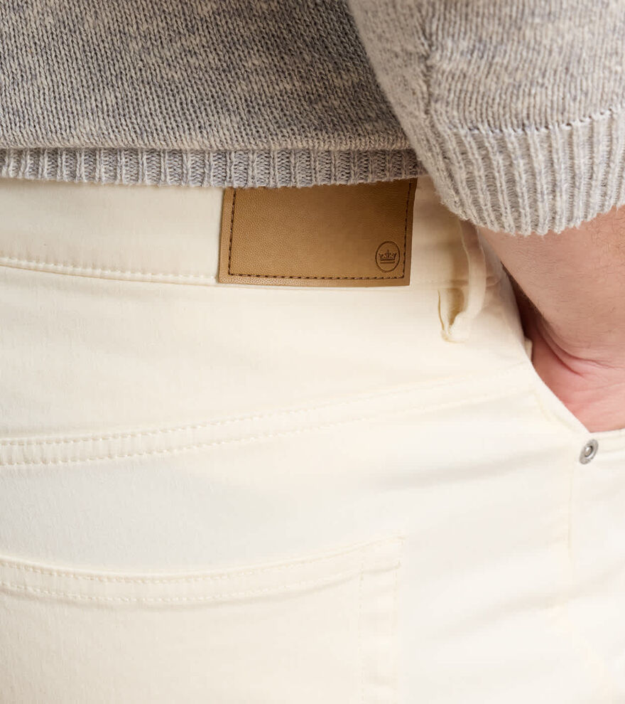 Signature Sateen Five-Pocket Trouser - Alternate Image 3