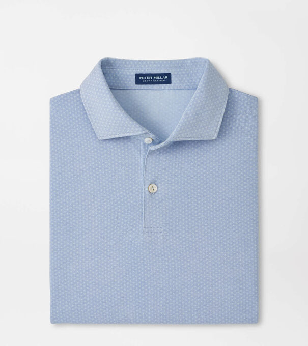 Albatross Diamond Cotton-Blend Piqu&eacute; Polo
