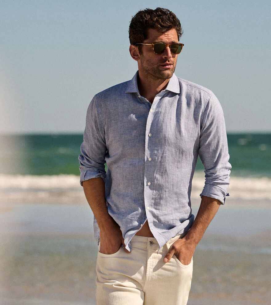 Astino Lino Check Shirt - Alternate Image 4