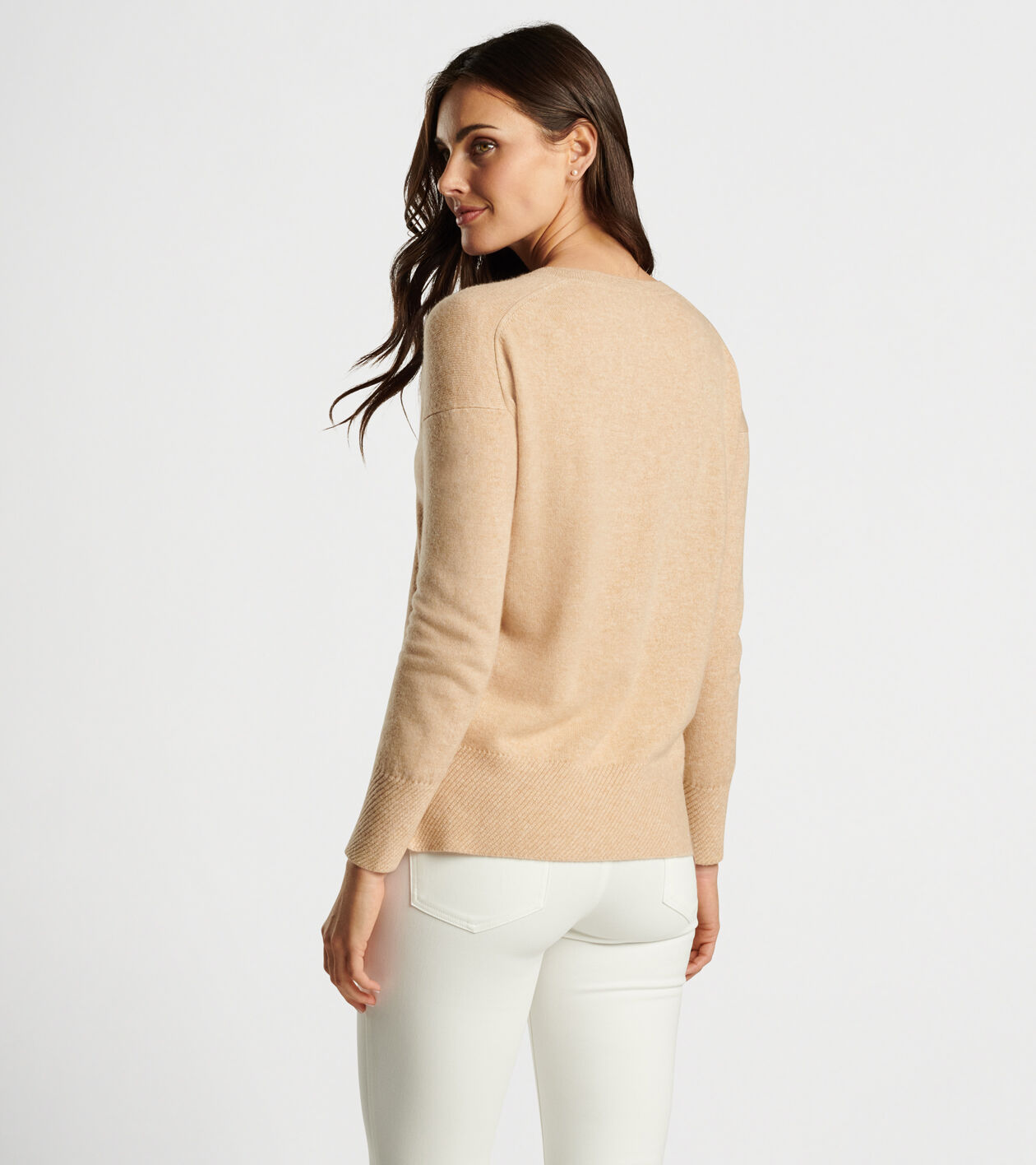 Artisan Crafted Cashmere V-Neck Jumper | Women's Tops Artisan Crafted Cashmere V-Neck Jumper | Women's Tops