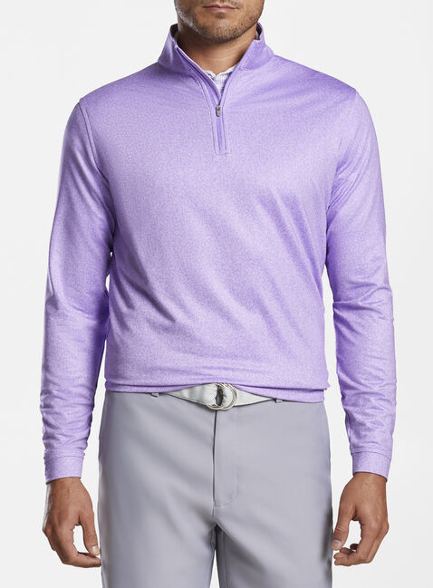 Distressed Herringbone Perth Performance Pullover | Peter Millar