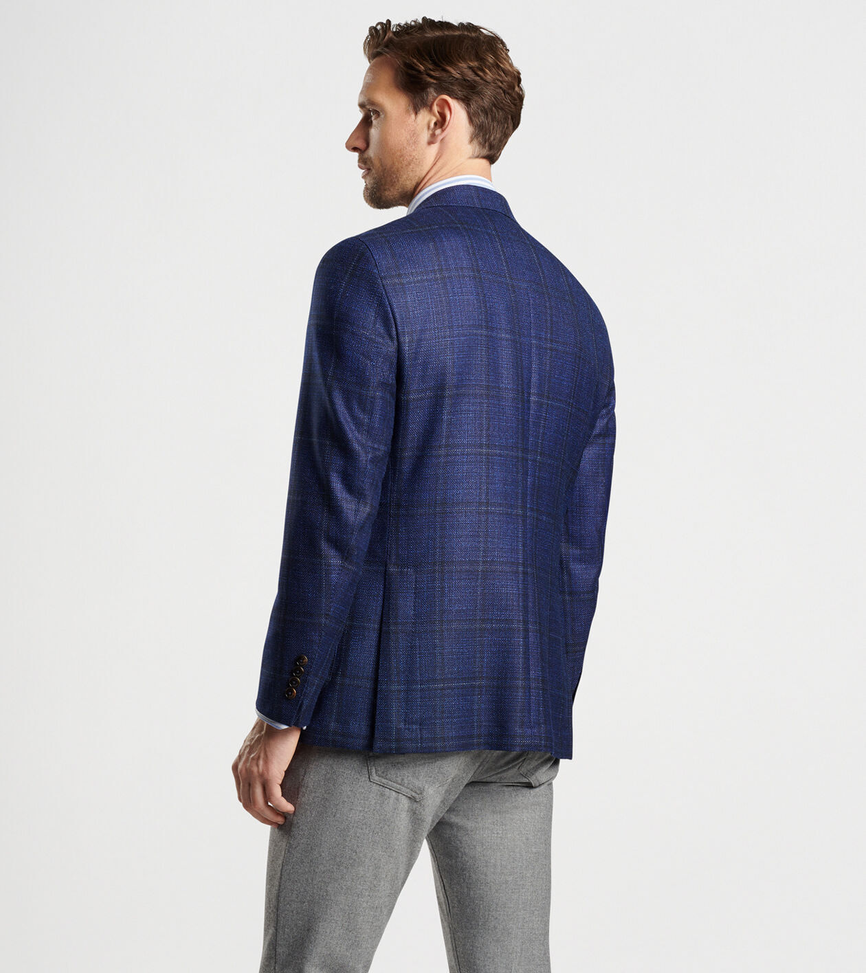 Plaid check blazer outlet