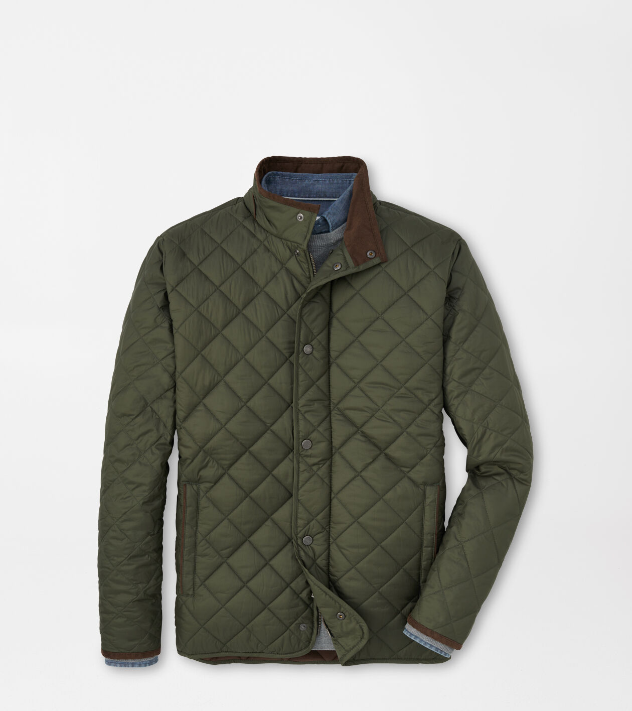 Peter millar suffolk shop quilted travel coat