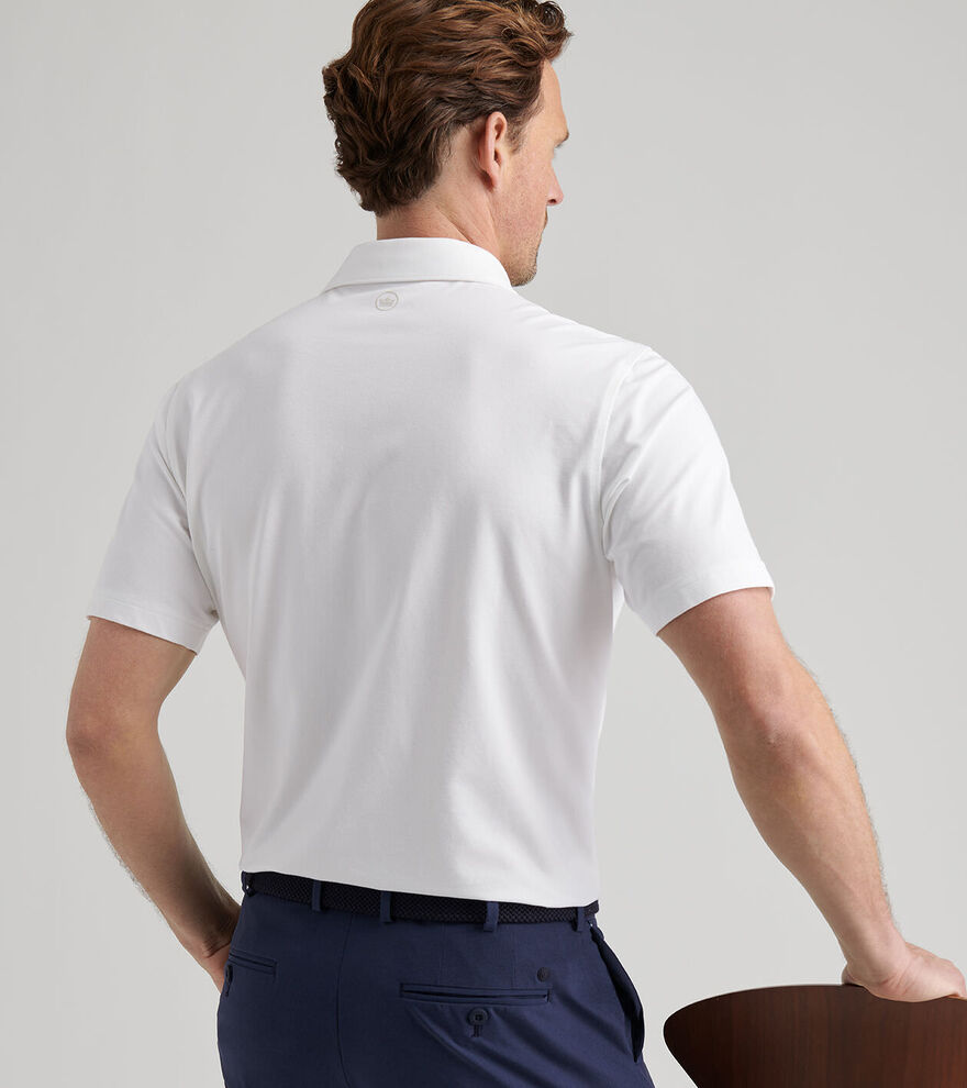 Albatross Cotton-Blend Piqu&eacute; Polo image number 3