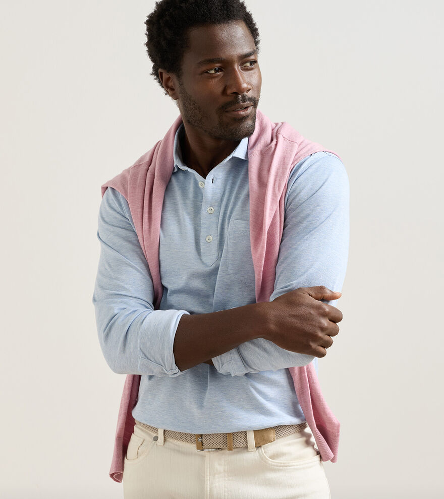 Landon Long-Sleeve Polo image number 4