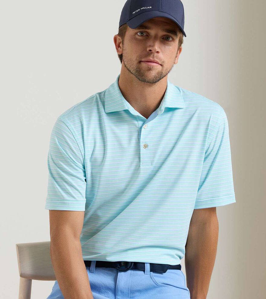 Dunnes Performance Jersey Polo - Alternate Image 1