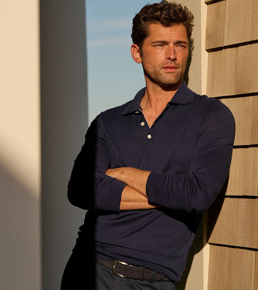 Mariner Sea Island Cotton Jumper Polo image number 6