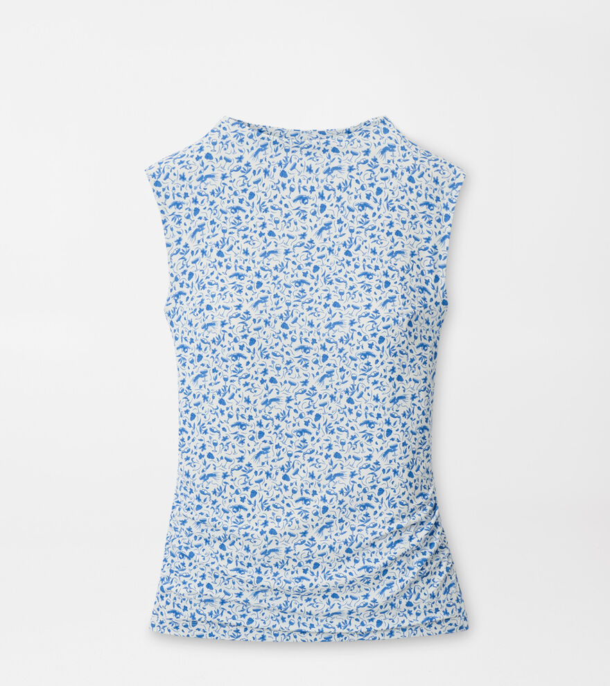 Rachel Vino Flora Ruched Sleeveless Top image number 1