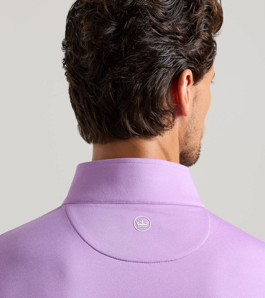 Perth M&eacute;lange Performance Quarter-Zip - Alternate Image 3