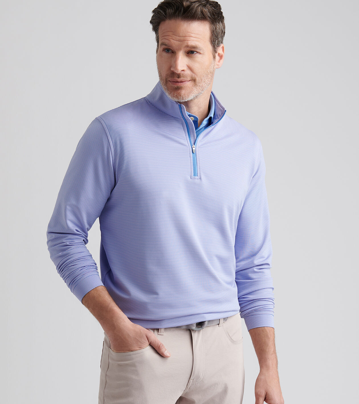 トップスその他 87MM Mmlg MCA STRIPE LSVT BLUE MMLGBD2TLS054BL mens-2025-us-womens-open-peter