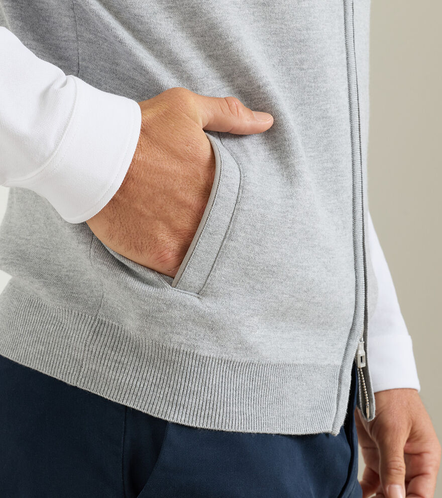 Coolspun Lite Full-Zip Sleeveless Jumper image number 4