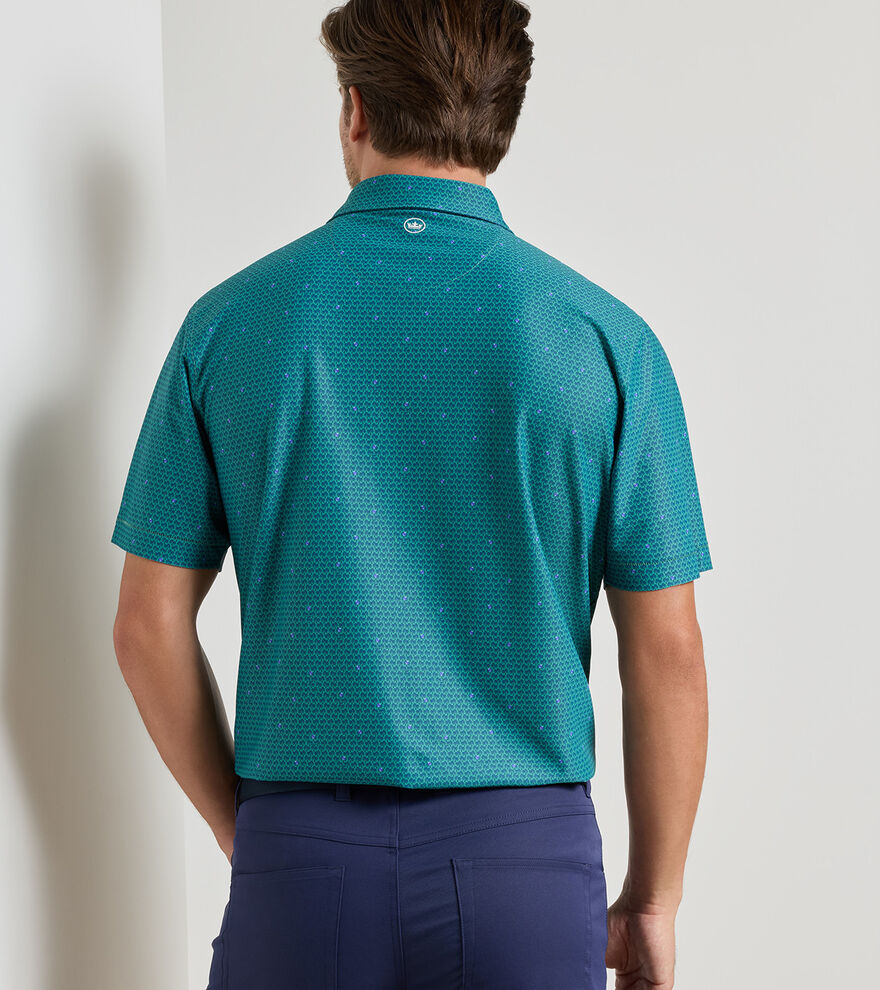 Island Rays Performance Mesh Polo image number 3