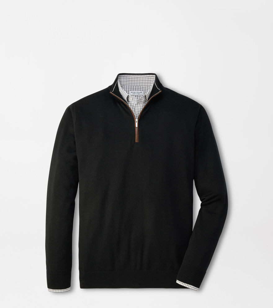 Autumn Crest Suede Trim Quarter-Zip image number 1