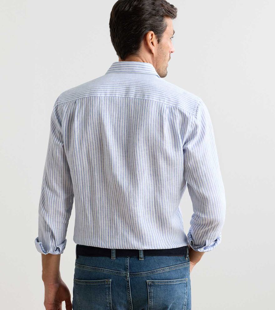 Astino Lino Stripe Shirt image number 3