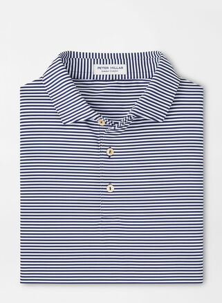 Peter Millar Men's Navy -Hales Performance Jersey Polo Xxl