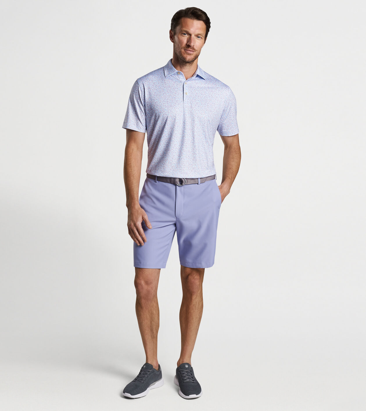 Dazed and Tranfused Performance Jersey Polo Sean Self Collar Men s Polos Peter Millar
